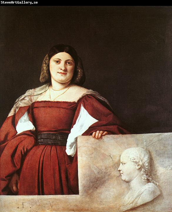  Titian Portrait of a Woman called La Schiavona